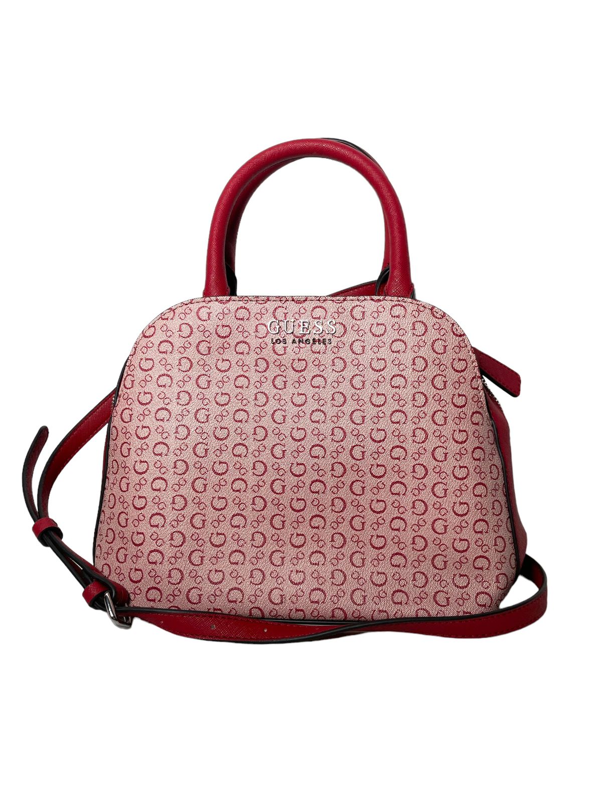 Bolsa de Mano Guess Negra y Roja