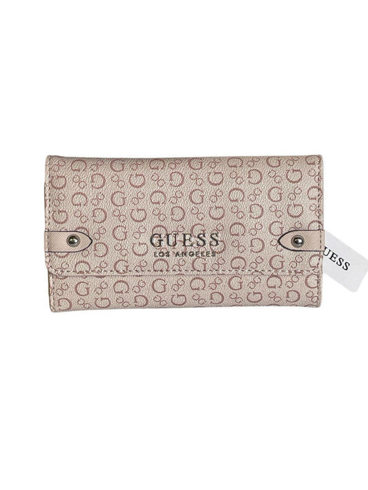 Cartera Guess Monogram Rosa con Botones