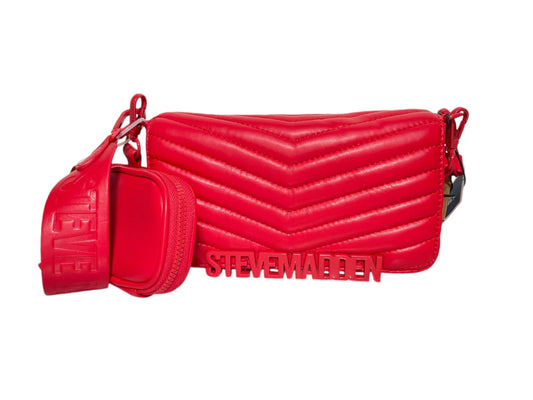 Bolsa Roja Steve Madden con Monedero - correa ajustable