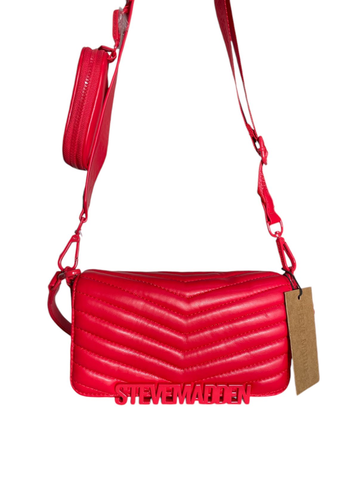 Bolsa Roja Steve Madden con Monedero - correa ajustable